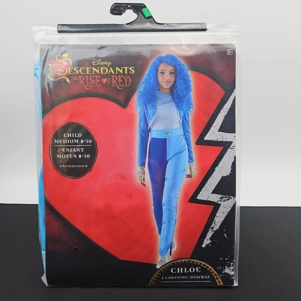 Disney‎ Descendants 4 The Rise Of Red Chloe Halloween Costume Child Medium 8-10
